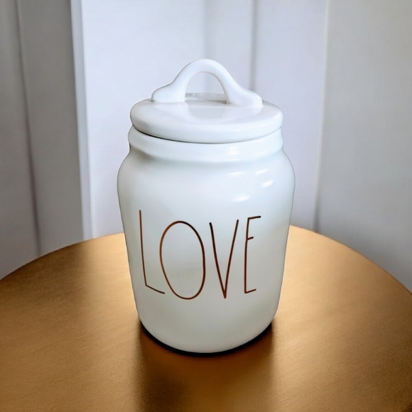 NEW Rae Dunn LOVE Canister - Picture 1 of 5
